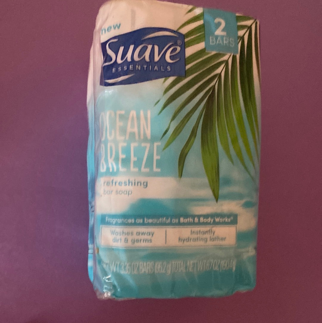 Suave Essentials bar soap 2 Bars