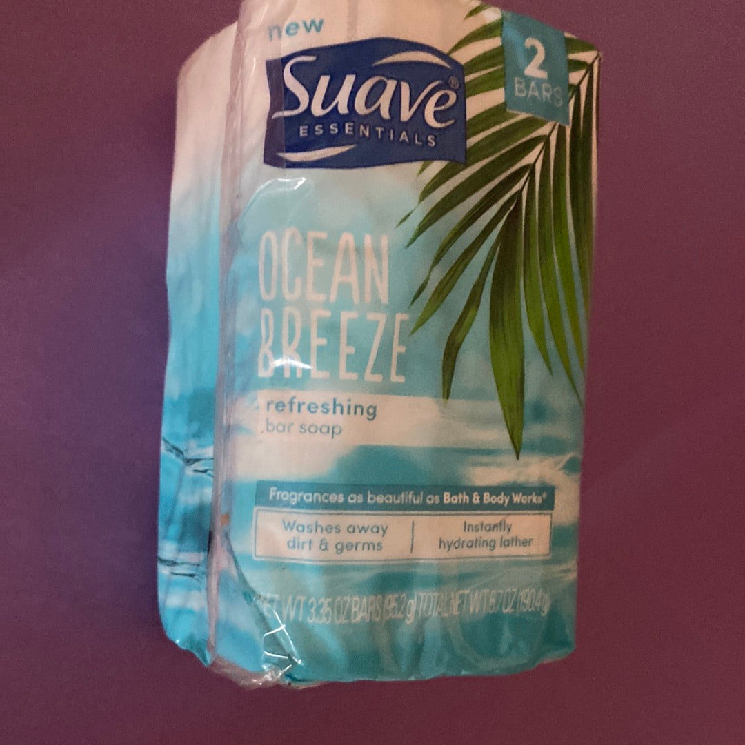 Suave Essentials bar soap 2 Bars