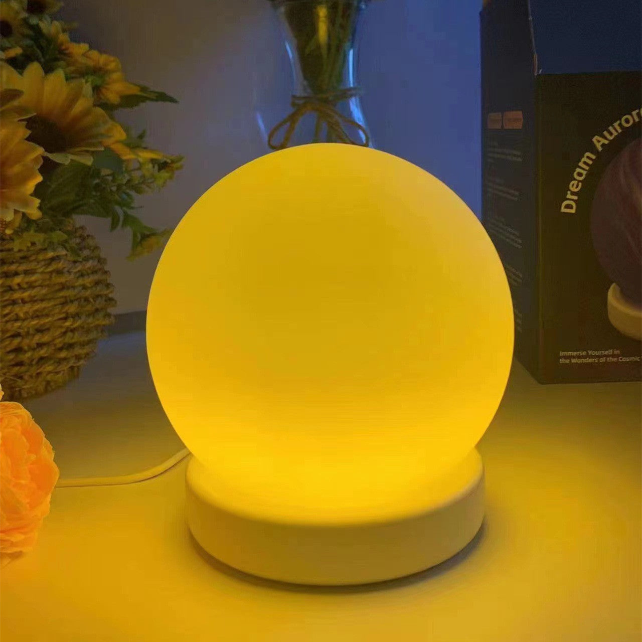 Magic Ball RGB Color Changing Ambient Bedside Night Light