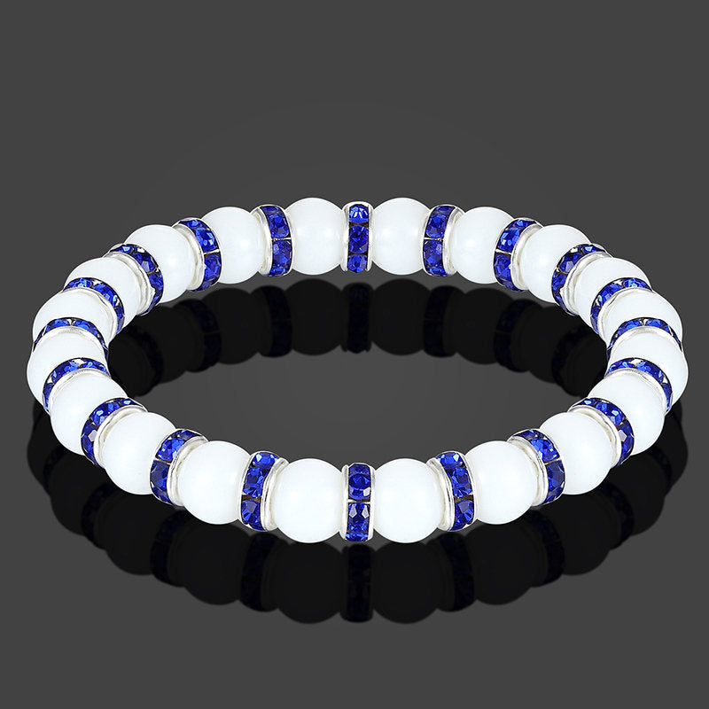 Beaded Natural Stone Yoga Bracelet