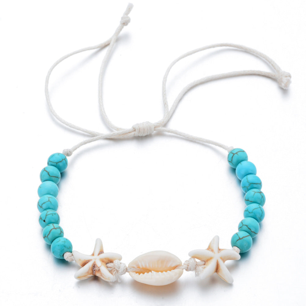 Natural Stone Shell Bracelet