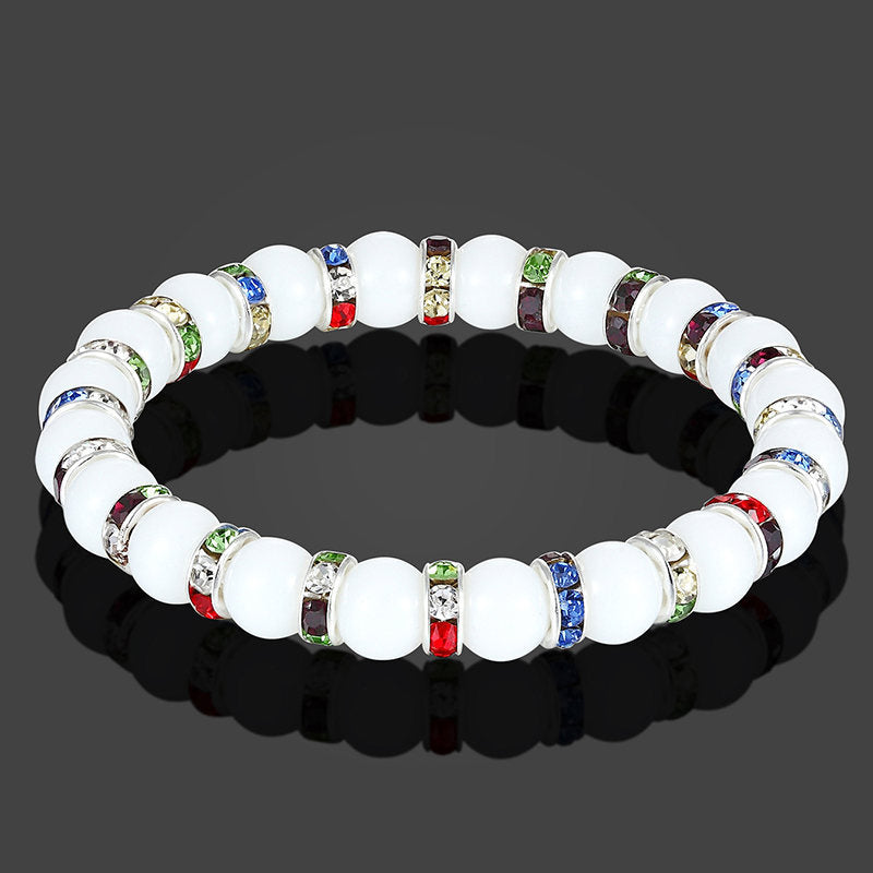 Beaded Natural Stone Yoga Bracelet
