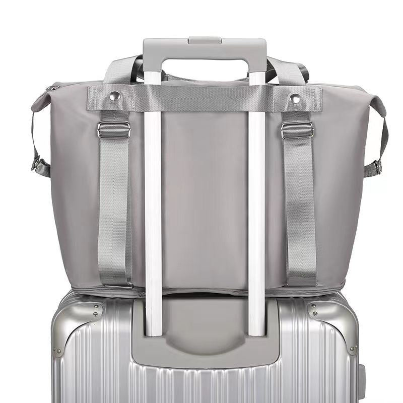 Women's Folding Travel Bags. Can be used as Backpack, Handbag, Shoulder Bag, Gym Bag, Weekender or Overnight Bag
