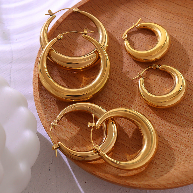 U-shaped Geometric Earrings For Women's Fashion And Simplicity