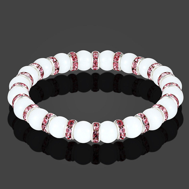 Beaded Natural Stone Yoga Bracelet