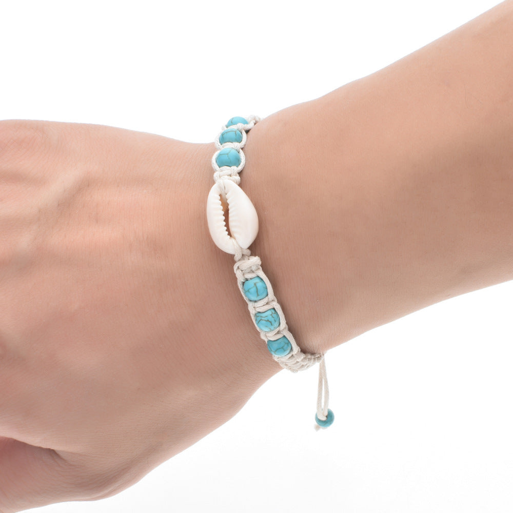 Natural Stone Shell Bracelet