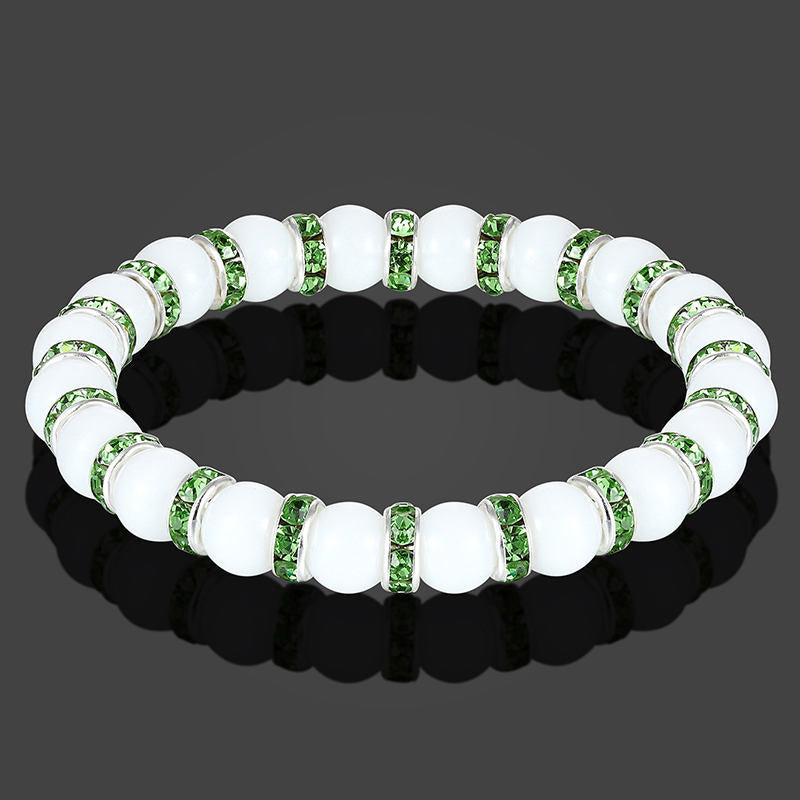 Beaded Natural Stone Yoga Bracelet