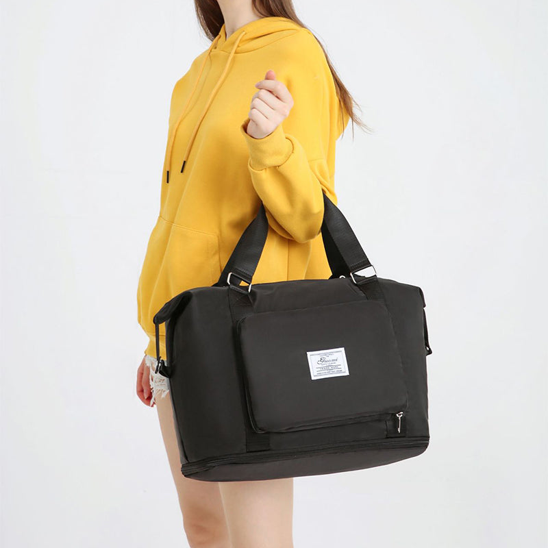 Women's Folding Travel Bags. Can be used as Backpack, Handbag, Shoulder Bag, Gym Bag, Weekender or Overnight Bag