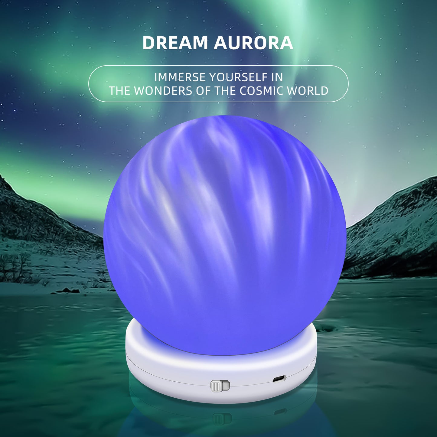 Magic Ball RGB Color Changing Ambient Bedside Night Light