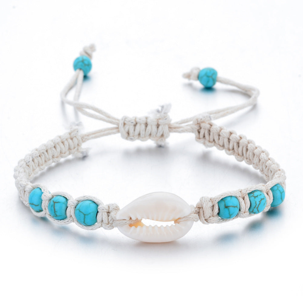 Natural Stone Shell Bracelet