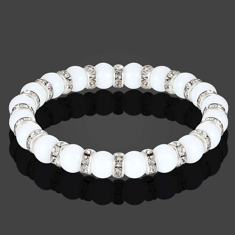 Beaded Natural Stone Yoga Bracelet