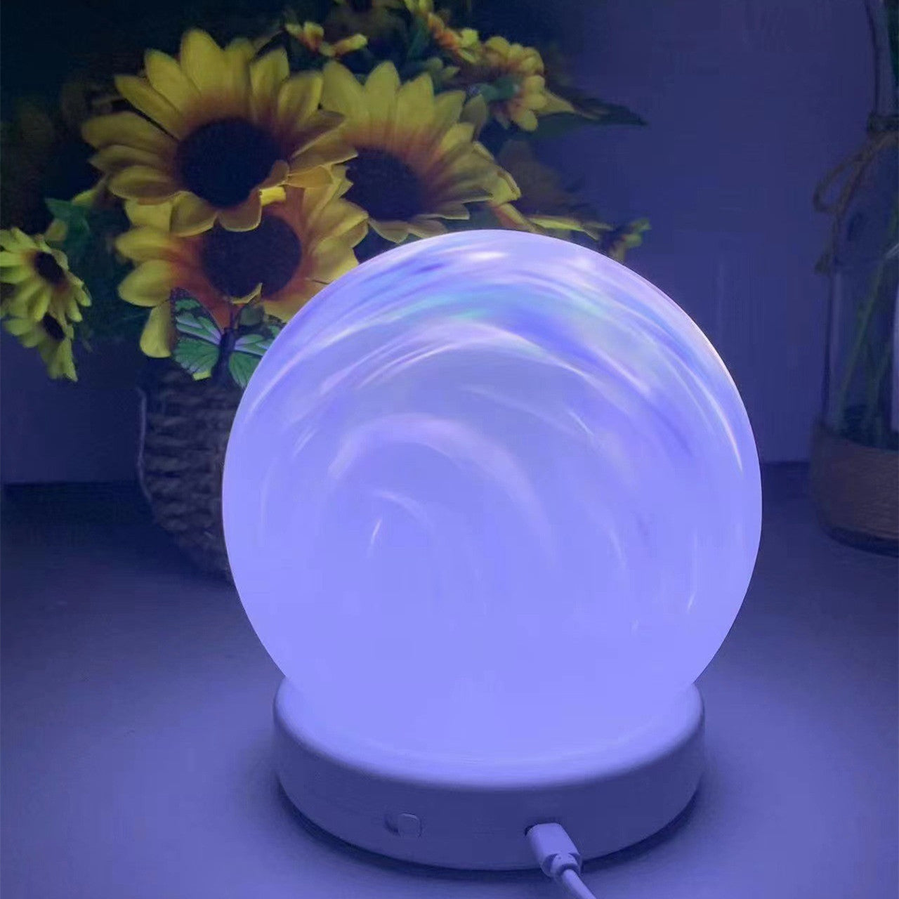 Magic Ball RGB Color Changing Ambient Bedside Night Light