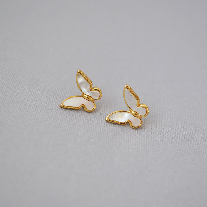 Shell Butterfly Earrings