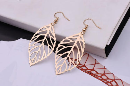 Popular Leaves Pendant Earrings