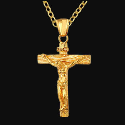 Jesus Cross Necklace Popular Necklace Clavicle Chain Necklace