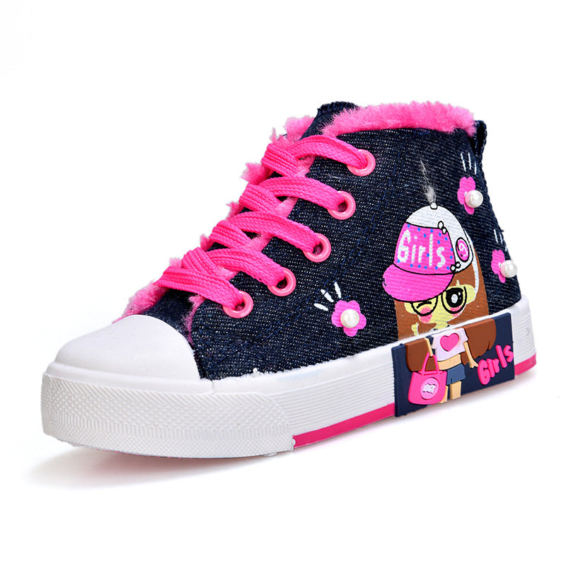 Girls Canvas Sneakers