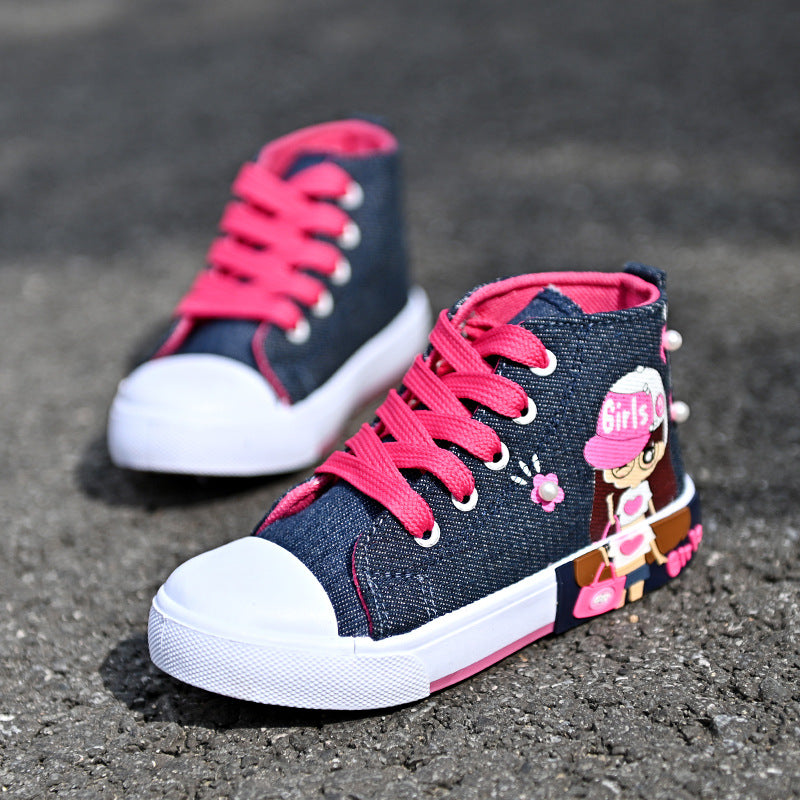 Girls Canvas Sneakers