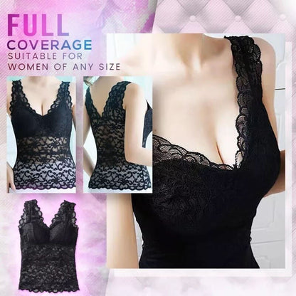 Long V Tie Lace Wrap