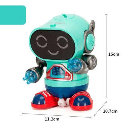 Electric Rock Robot, Music, Light, Automatic Walking, Swinging And Dancing Robot, Children's Toys