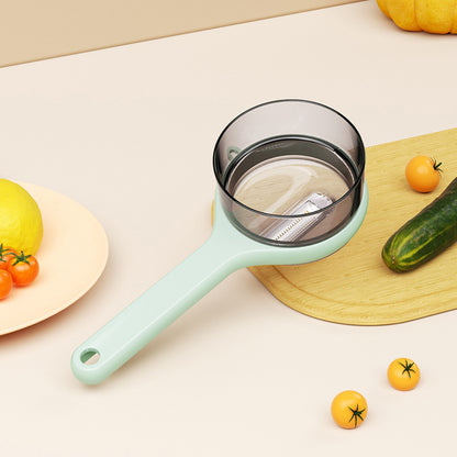 Multi-Function Fruit and Vegetable Peeler with Storage Cup