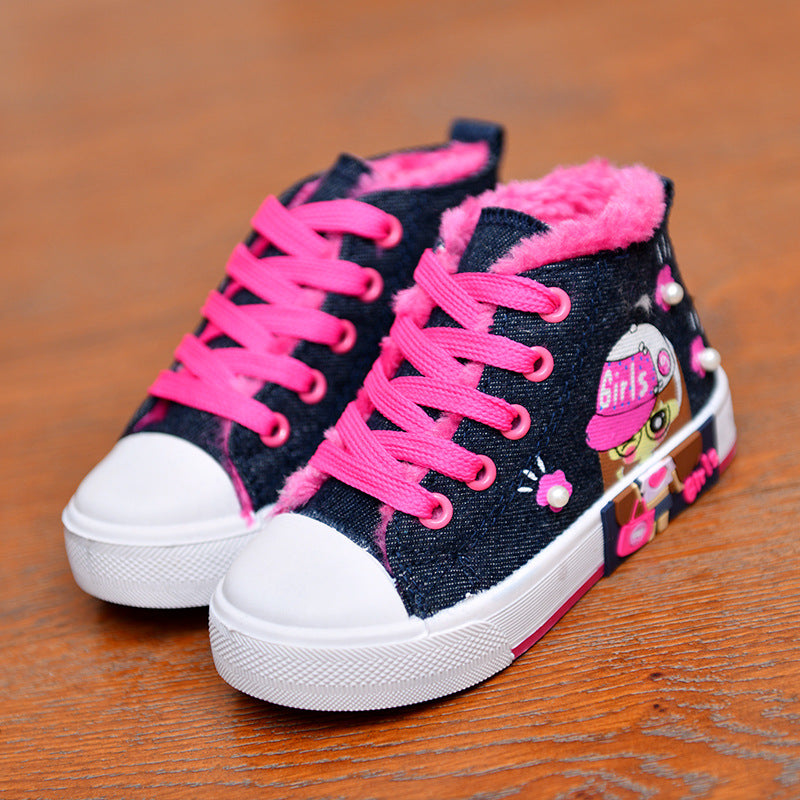 Girls Canvas Sneakers