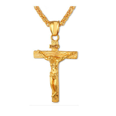 Jesus Cross Necklace Popular Necklace Clavicle Chain Necklace