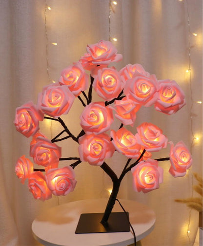 Bedroom Room Rose Tree Lamp Decoration